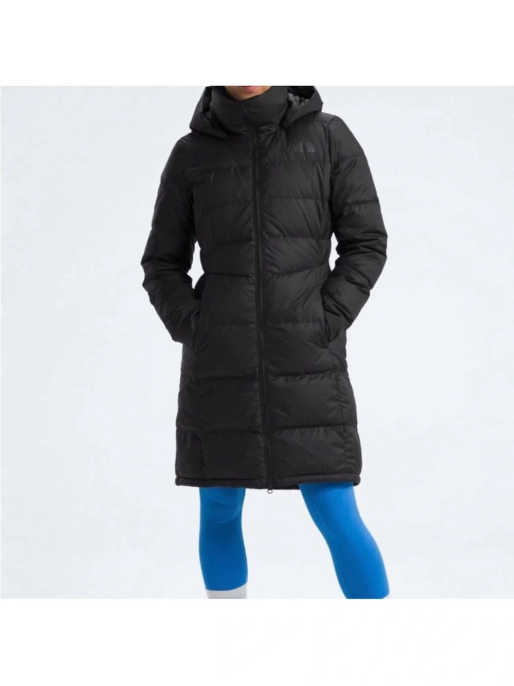 The North Face Women's Metropolis TNF Black Parka Puffer Jacket Sz XS